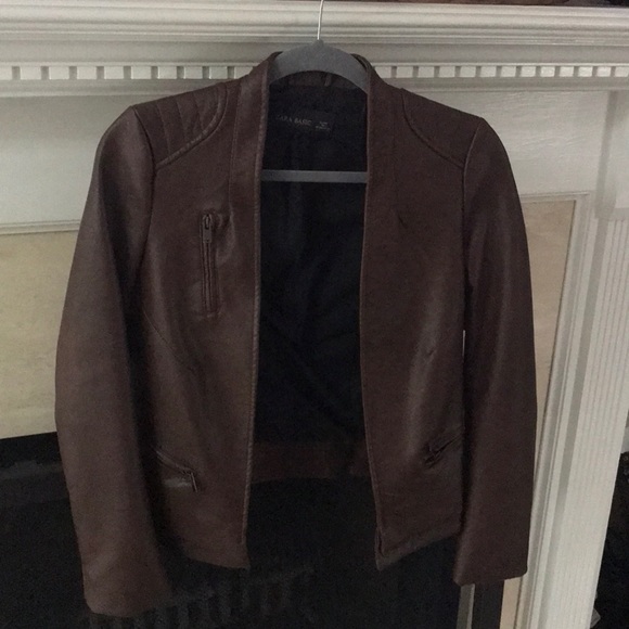 Zara Jackets & Blazers - Zara “Leather like” Jacket
